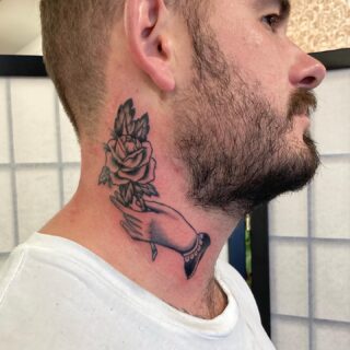 Neck Tattoo Ideas: Bold Statements in a Small Space - Cleo Diva