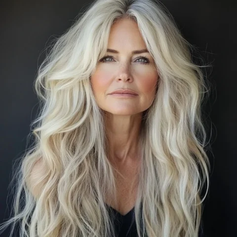Mature long hair inspiration